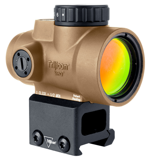 Trijicon 2200349 MRO SD  Coyote Tan 1x25mm 2 MOA Green Dot Reticle Lower 1/3 Co-Witness Mount                                                                                                           