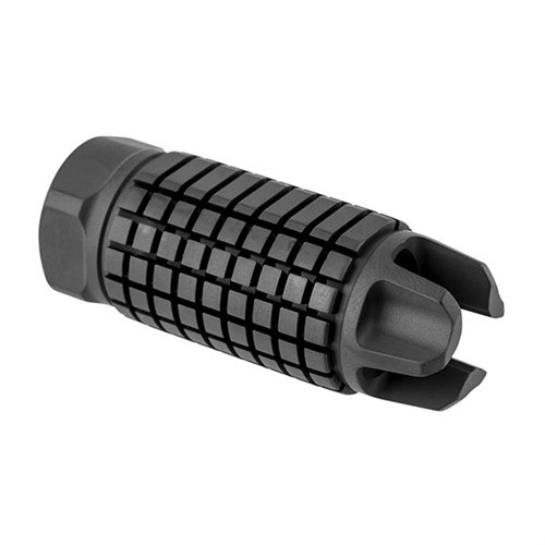 AFAB HYBRID MUZZLE BRAKE 22 CALIBER 1/2-28 SS BLACK