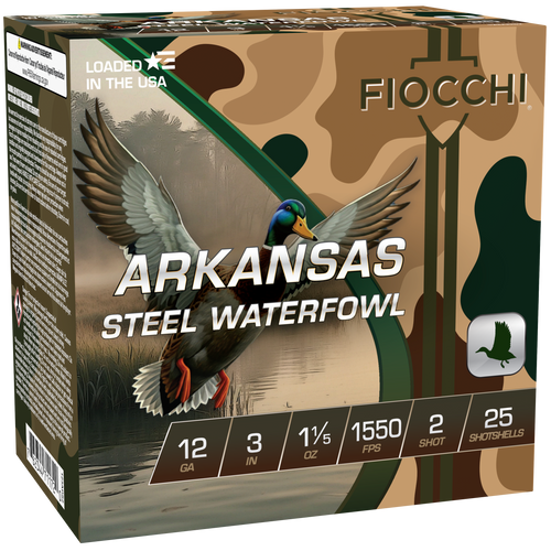Fiocchi 123ADS2   12Gauge 3" 1 1/5oz 2Shot 100 Per Box/2 Case                                                                                                                                           