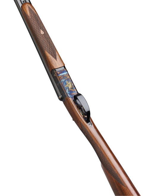 F.A.I.R. FRISII1628 Iside II 16 Gauge Break Open 2rd 28" Side By Side Barrel, Color Case Hardened w/Engraving, English Style Walnut w/Straight Grip Stock, Technichoke XP50 Choke System                