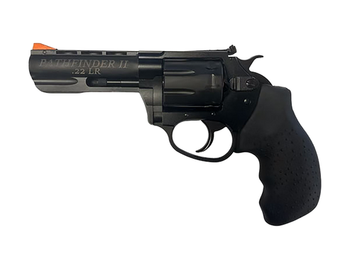 Charter Arms 12335 Pathfinder II Small Frame 22 Mag 8 Shot 3.50" Black Passivate Steel Barrel & Cylinder, Black Passivate Aluminum Frame, Black Rubber Grip, Exposed Hammer                             