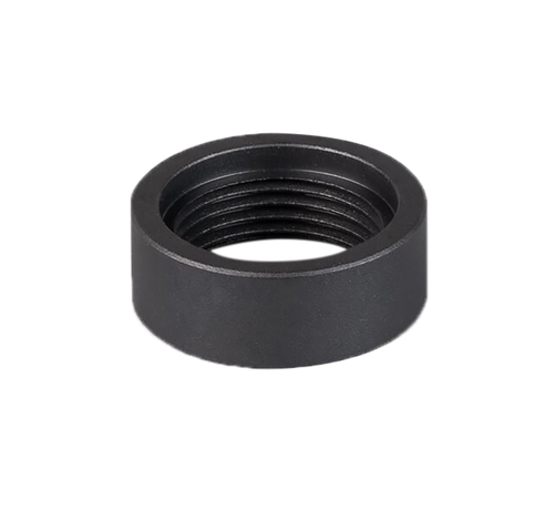 SilencerCo AC114 Delta Thread Spacer 22 LR Steel Black Oxide 1/2"-28 tpi                                                                                                                                