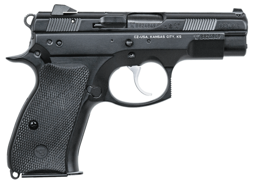 CZ-USA 91194 75D PCR Compact Frame 9mm Luger 14+1 3.75" Black Steel Barrel, Black Steel Serrated Slide, Black Polycoat Aluminum Frame w/Beavertail, Black Rubber Grip, Right Hand                       