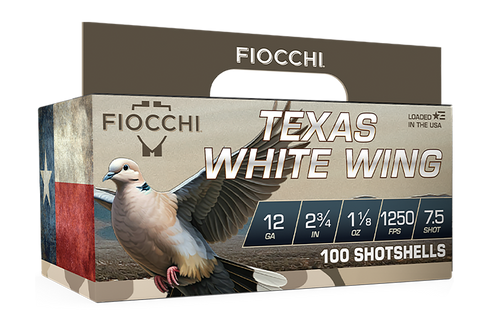 Fiocchi 12TWW187   12Gauge 2.75" 1 1/8oz 100 Per Box/2 Case                                                                                                                                             