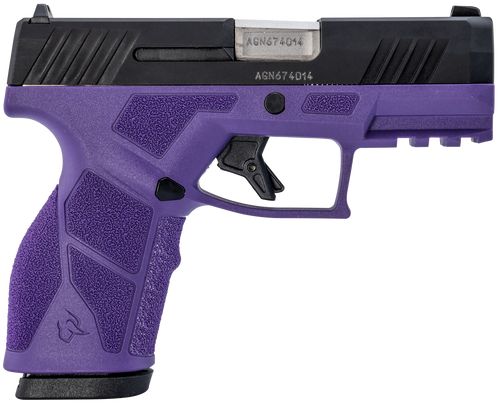 Taurus 1-GX2931DP-10 GX2  9mm Luger 10+1 3.37" Matte Stainless Steel Barrel, Matte Black Serrated Stainless Steel Slide, Dark Purple Polymer Frame w/Picatinny Rail, Polymer Grip                       