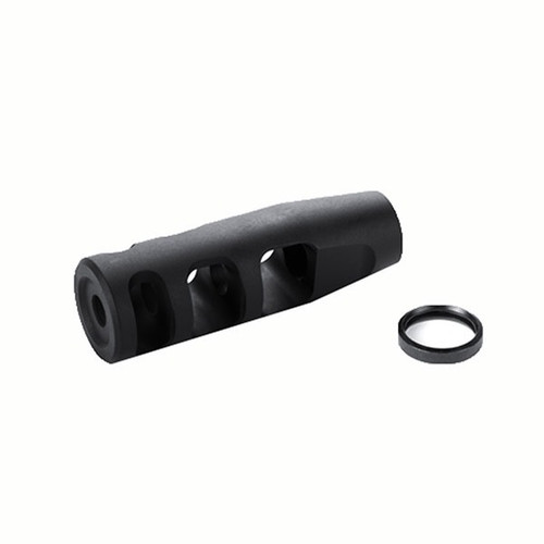 3-PORT COMPENSATOR 22 CALIBER 1/2-28 STEEL BLACK