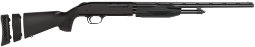 Mossberg 50358 510 Super Bantam Youth 410 Gauge Pump 3" 2+1 18.50" Blued Vent Rib Steel Barrel, Blued Steel Receiver, Black Synthetic Stock w/Adjustable LOP Spacer                                     