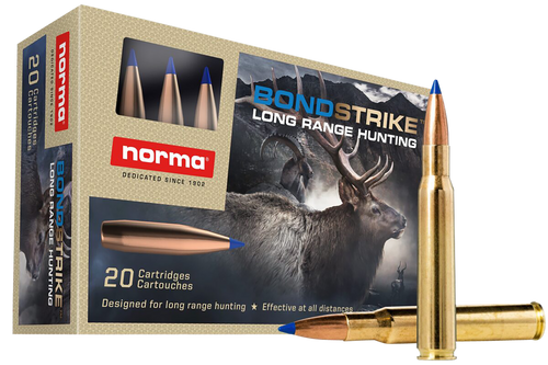 Norma Ammunition 20176422 Dedicated Hunting Bondstrike Extreme 30-06Springfield 180gr Bonded Polymer Tip 20 Per Box/10 Case                                                                             