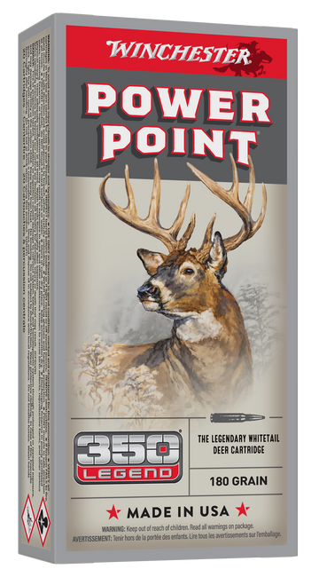 Winchester Ammo X3501 Power-Point  350Legend 180gr 20 Per Box/10 Case                                                                                                                                   