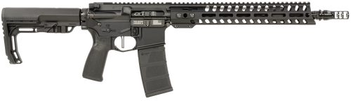 Patriot Ordnance Factory 02045 Minuteman  5.56x45mm NATO 30+1 13.75" Black Steel Threaded Barrel, Black Anodized Aluminum Receiver, 13" Renegade Rail Handguard                                         
