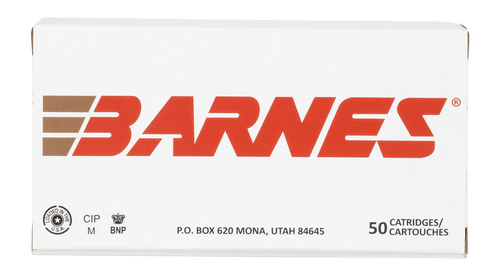 Barnes Bullets 32521   9mmLuger 115gr Sierra Jacketed Hollow Point 50 Per Box/10 Case                                                                                                                   