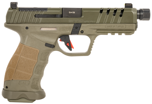 SAR USA SAR9SOCOMOD  SAR9  SOCOM OD GRN  9MM 17/21