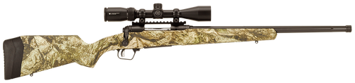 Savage Arms 57360 110 Apex Predator XP 6.5 Creedmoor 4+1 24", Matte Black Metal, Mossy Oak Mountain Country Synthetic Stock, Vortex Crossfire II 4-12x44mm                                              