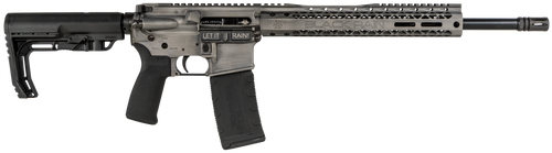 Black Rain BROFUSIONTB Spec + Fusion 5.56x45mm NATO 16" 30+1 Titanium Battleworn Cerakote 6 Position MFT Minimalist Stock                                                                               