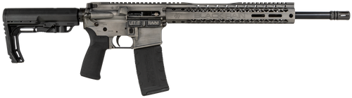 Black Rain BROFUSIONTB Spec + Fusion 5.56x45mm NATO 16" 30+1 Titanium Battleworn Cerakote 6 Position MFT Minimalist Stock                                                                               