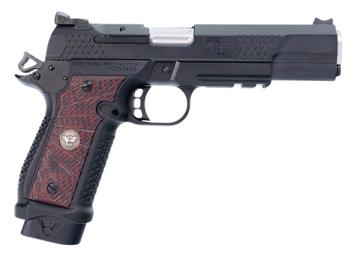 Wilson Combat  EDC X9 2.0 9mm Luger 18+1 5" Barrel, Black Cherry G10 Grip                                                                                                                               