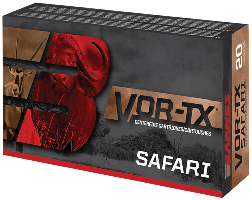 Barnes Bullets 22033 VOR-TX Safari 500Nitro Express 570gr Round Nose Banded Solid 20 Per Box/10 Case                                                                                                    