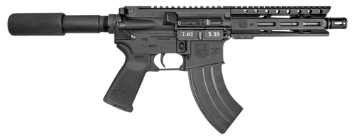 Diamondback DB1912O001 DB15  7.62x39mm 28+1 7", Black, Carbon Lower, 6" M-LOK Handguard, Padded Buffer Tube, Magpul Grip                                                                                