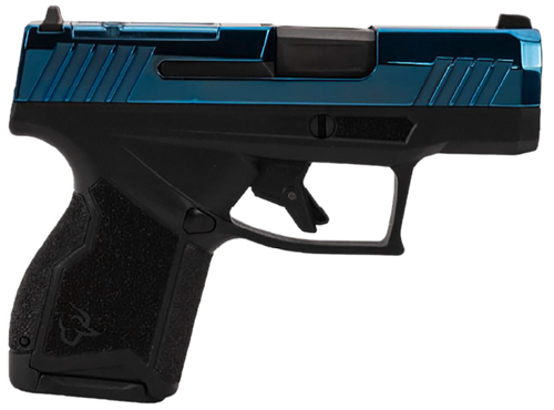 Taurus 1-GX4M931-10B GX4  Micro-Compact Frame 9mm Luger 10+1 3.06" Satin Black DLC Stainless Steel Barrel, Blue PVD Serrated Alloy Steel Slide, Matte Black Stainless Steel Frame, Textured Grip        