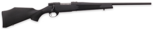 Weatherby VYT243NR0T Vanguard Synthetic Compact 243 Win 4+1 20" Matte Blued #1 Threaded Barrel, Matte Blued Drilled & Tapped Steel Receiver, Black Adjustable Synthetic Stock                           