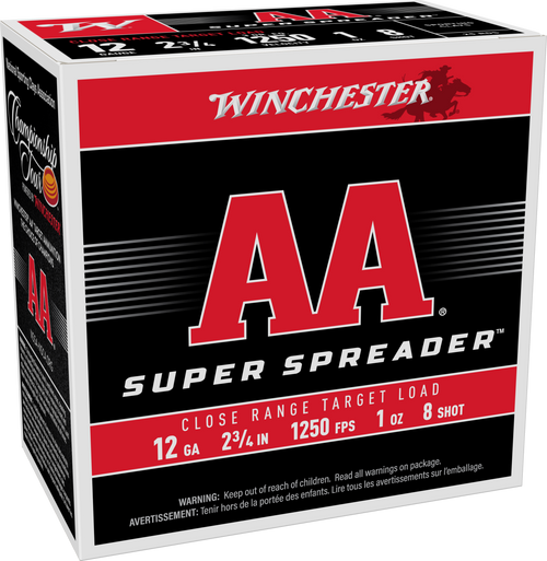 WIN AASL128  12G 2-3/4" #8 AA SPREADER 1     25/10