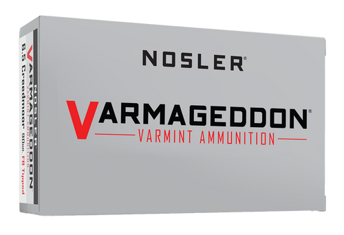 Nosler 65175 Varmageddon  6.5Creedmoor 90gr Flat Base Tipped 20 Per Box/10 Case                                                                                                                         