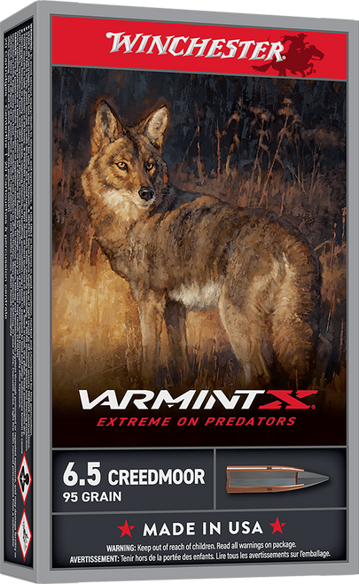 Winchester Ammo X65PXP Varmint X  6.5Creedmoor 95gr 20 Per Box/10 Case                                                                                                                                  