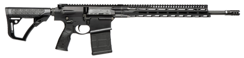 Daniel Defense 0215822207047 DD5 V4 6.5 Creedmoor 18" 20+1 Black Hard Coat Anodized 6 Position w/SoftTouch Overmolding Stock MLOK                                                                       