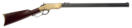 Cimarron CA288 1860 Henry Civilian 45 Colt (Long Colt) 12+1 24" Blued Octagon Barrel, Brass Stainless Steel Receiver, Walnut Fixed Stock, Right Hand                                                    