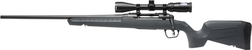 Savage Arms 32250 Axis 2 XP Combo Compact 243 Win 4+1 20" Matte Black Heavy Sporter Barrel & Drilled & Tapped Carbon Steel Receiver, Fixed Matte Gray Synthetic Stock, Left Hand, Boresighted 3-9x40mm  
