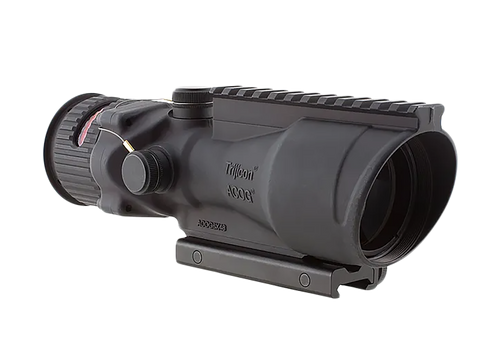 Trijicon 100005 ACOG w/TA75 Mount Matte Black 6x48mm Illuminated Red Horseshoe/Dot 308 BAC Reticle                                                                                                      
