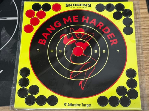 Bang Me Harder Sticky Splatter Targets - Pack of 10