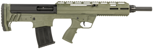 Tokarev USA 21000129 TBP  12 Gauge 3" 5+1 18.50", OD Green, Cheek Riser Compatible Bull-Pup Stock, Flip-Up Sights, 3 Chokes                                                                             