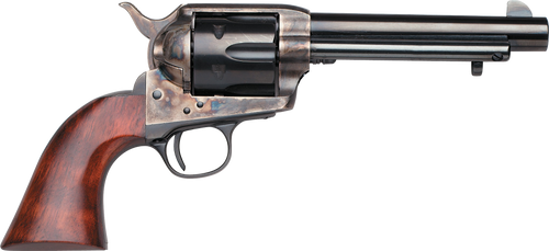 Taylors & Company 550903 1873 Cattleman Uberti Large 357 Mag/38 Special 6 Shot 5.50" Blued Steel Barrel & Cylinder, Color Case Hardened Steel Frame, Walnut Navy Style Grip, Exposed Hammer             