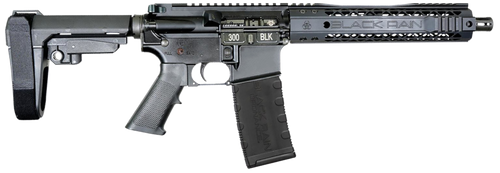 Black Rain Ordnance  Spec15  5.56 NATO 30+1 10.50" Black Nitride Steel Barrel, 10" M-LOK Handguard, Black Anodized Aluminum Picatinny Rail Receiver, Tactical SBA3 Brace, Black G.I. Grip               