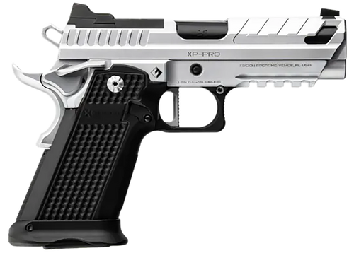 Fusion Firearms XP9BLKC10 XP Pro Sports South Exclusive 9mm Luger 10+1 4" Bull Barrel Steel Optic Cut/Serrated/Vent Cut Slide Steel Frame w/Picatinny Rail Aluminum Grip RMR Footprint                  