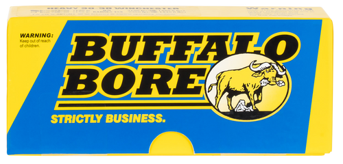 Buffalo Bore Ammunition 33B20 Personal Defense Strictly Business 38Super +P 124gr Jacket Hollow Point 20 Per Box/12 Case                                                                                