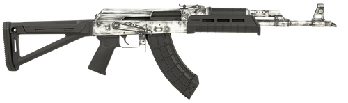 Century Arms RI4997N VSKA  7.62x39mm 30+1 16.50" Barrel w/Chevron Muzzle Brake, White Distressed Aluminum Receiver, Black Magpul MOE AK Stock, MOE Pistol Grip & Ultimak Handguard                      