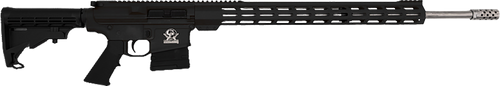 Great Lakes Firearms GL10243SSBLK AR-10  243 Win 5+1 24" Stainless Threaded Barrel, Black Aluminum Receiver w/Picatinny Rail, M-LOK Handguard, Adjustable Stock, Mil-Spec Grip, Right Hand              