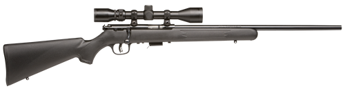 Savage Arms 91806 93 FXP Full Size 22 WMR 5+1 21" Matte Black Sporter Barrel, Matte Black Drilled & Tapped Carbon Steel Receiver, Matte Black Fixed Synthetic Stock, 3-9x40mm Duplex, Right Hand        