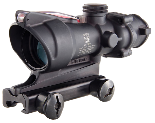 Trijicon TA31D100288 ACOG  Matte Black 4x32mm Illuminated Red Chevron .223/5.56 BDC Reticle                                                                                                             
