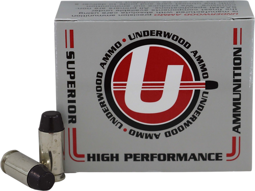 Underwood Ammo 740   40S&W 200gr Hard Cast Flat Nose 20 Per Box/10 Case                                                                                                                                 
