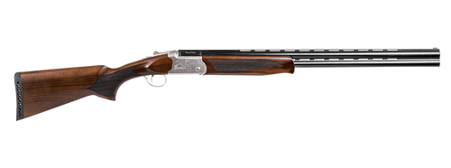 Girsan  Balikli Blue Label 20 Gauge Break Open 2.50" 2rd 26" Blue Polished Over/Under Vent Rib Barrel, Engraved Silver Aluminum Receiver, Fixed Turkish Walnut Stock, 5 Mobil Chokes                    