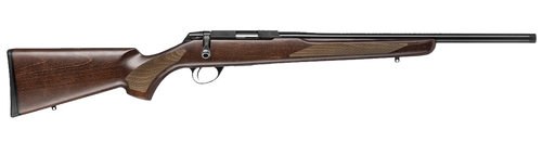 Tikka JRT1XH300 T1X Hunter 22 LR 5+1 20" Black Threaded Barrel, Black Drilled & Tapped Steel Receiver, Oiled Fixed Wood Stock, Right Hand                                                               