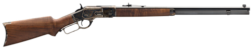 Winchester Guns 534228137 Model 1873 Sporter 38 Special, 357 Mag 13+1 Cap 24" Octagon Barrel Color Case Hardened Rec Satin Oiled Walnut Fixed Pistol Grip Stock Right Hand (Full Size)                  