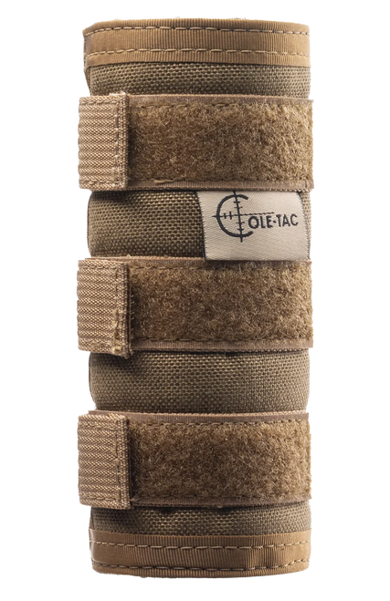 Cole-tac HTP102 HTP Suppressor Cover Fits 6" Long Coyote Brown                                                                                                                                          