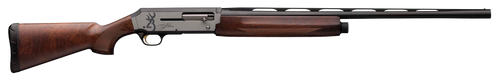 Browning 011413305 Silver Field 12 Gauge 26" 3" 4+1, Alloy Receiver With Silver/Matte Black  Bi-Tone  Finish, Satin Turkish Walnut Stock With Cut Checkering                                            