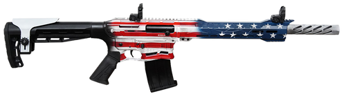Citadel CBOSS2512USA Boss-25  12 Gauge 3" 18.75" 5+1 American Flag Cerakote Rec/Barrel Black Fixed Adjustable Comb Stock Right Hand                                                                     
