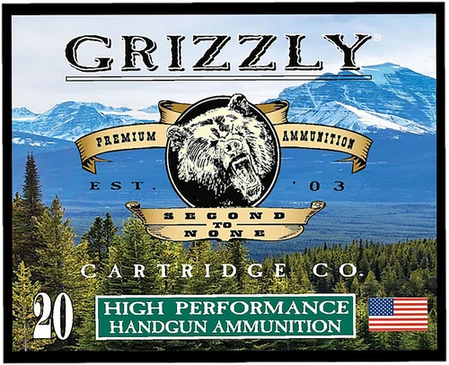 Grizzly Ammo GC38SP9   38Special 148gr Full Metal Jacket Flat Point 20 Per Box/10 Case                                                                                                                  