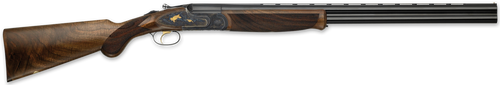 F.A.I.R. FRJBPRTG2828 Jubilee Prestige Tartargua Gold Full Size 28 Gauge Break Open 2.75" 2rd 28" Blued Over/Under Barrel, Gold Engraving Aluminum Receiver, Fixed Walnut Stock, Ambidextrous           